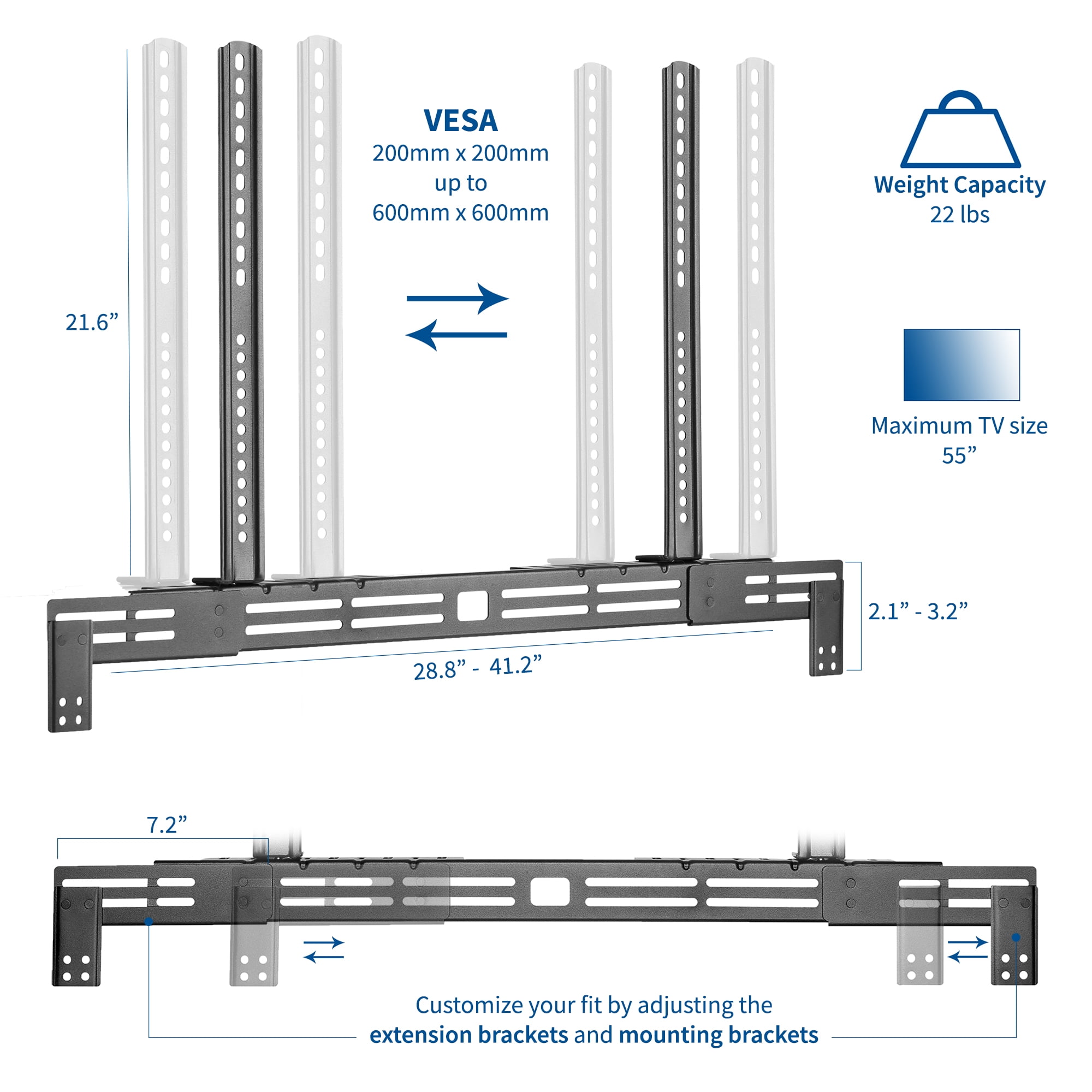 vivo universal sound bar bracket