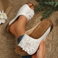 thumbnail image 5 of Dakaela Orthopedic Wedge Sandals for Women 2025 Summer Platform Flower Shoes Walking Slip on Slides, 5 of 7