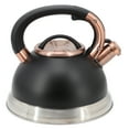 thumbnail image 3 of Mr. Coffee Flintshire 2.2 Quart Stainless Steel Whistling Tea Kettle in Black, 3 of 6