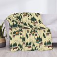 thumbnail image 3 of Rateoe Camping Caravan 1 Pattern Flannel Throw Blanket, Ultra-soft Blanket for Bed, Couch, Car, Hypoallergenic Anti-pilling blanket-80"x60"(Horizontal), 3 of 6