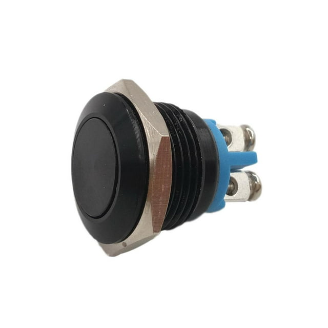 Switch Empujar Resistente de Agua Adaptador Conectores Botónes Electrico forma forma forma Automático 16mm para Coche Zulema Interruptor de botón