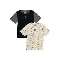 2-Pack RBX Boys Short sleeves Paint Splattered Active T-Shirt