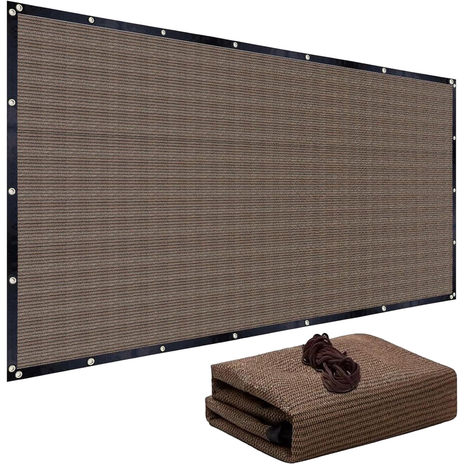 Shade Cloth, 90% Sun Shade Cloth with Grommets, Pergola Shade Cover Canopy, Mesh Tarp Sun Screens for Patio, Outdoor, Garden, Backyard - 6.5*10FT