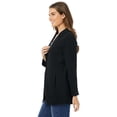 thumbnail image 3 of Woman Within Plus Size Knit Blazer Oversized Work & Casual, 3 of 6