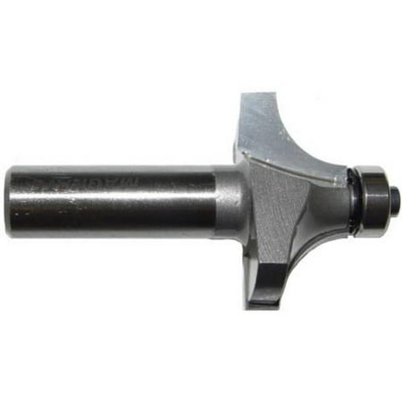 

Magnate 1210 Corner Rounding Beading Router Bit — 1/2 Radius; 3/4 Cutting Length; 1/2 Shank Diameter; 1-1/2 Overall Diameter; 1-1/2 Shank Length