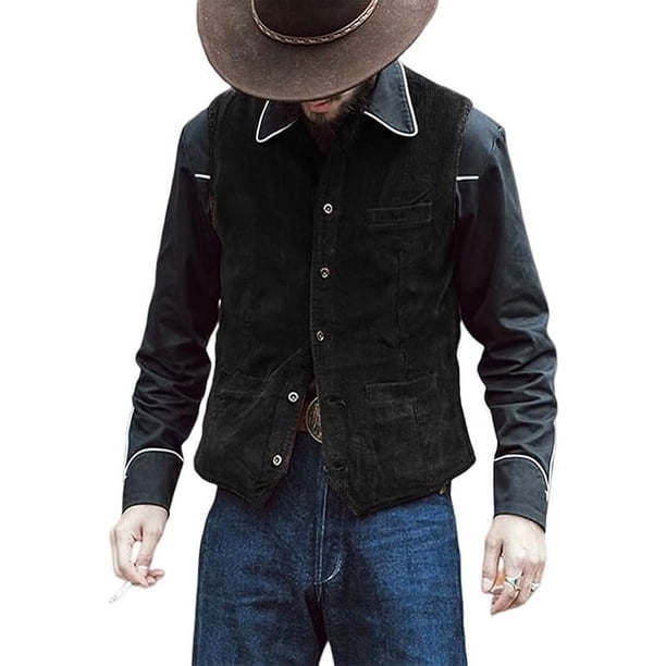 Traje de hombre, chaleco casual, chaleco con cuello en V, vestido formal informal ajustado para negocios, estilo retro