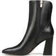 thumbnail image 2 of 27 EDIT Naturalizer Lexi Square Toe Ankle Boot Black Leather 12M, 2 of 5