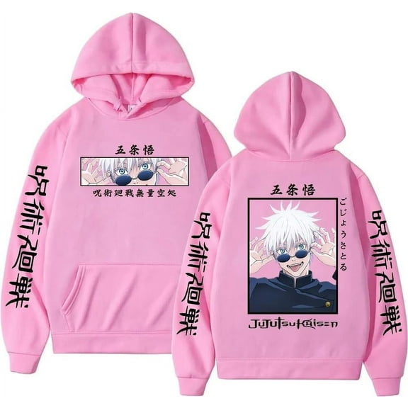 Satoru Gojo Graphic Hoodies Oversized Harajuku Streetwear Long Sleeve Unisex Sudaderas