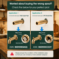 Slip-on Extra Long Tub Spout With Diverter 1/2 Inch Slip Fit Connection ...