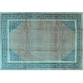 thumbnail image 1 of Ahgly Company Indoor Rectangle Persian Light Blue Traditional Area Rugs, 2' x 4', 1 of 4