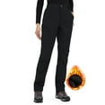 thumbnail image 5 of Hiauspor Women's Snow Pants Waterproof Fleece Lined Insulated for Ski Winter Hiking Black L, 5 of 10