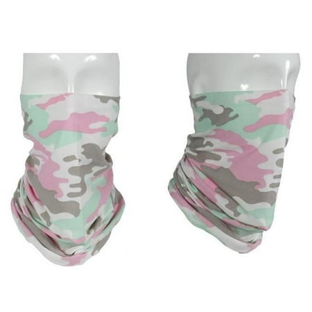 JupiterGear JG-GAITER1-PKCAMO Sports Neck Gaiter Face Mask for Outdoor Pink Camo