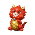 thumbnail image 2 of Statue de Dragon Chinoise en Résine, Souvenirs Mignons pour Bibliothèque, Entrée, Déco Maison B, 2 of 8