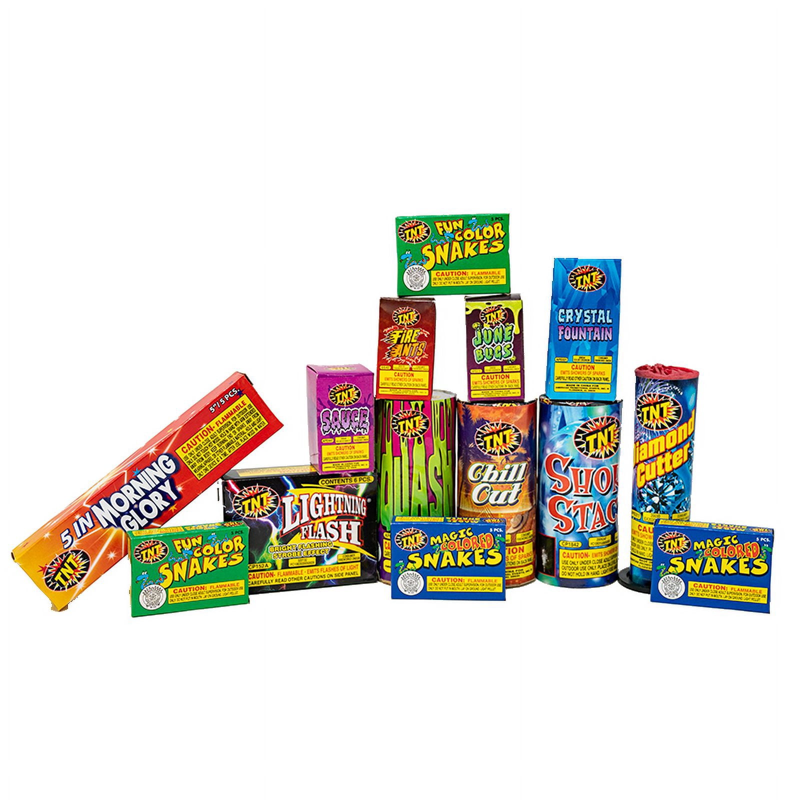 TNT Fireworks Fun Blast, Ground Based Fountain Assortment, Any Occasion