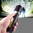 thumbnail image 2 of EUDIDV Portable Flashlight LCD Battery Flashlight,10000 Lumens Super Bright Flashlight, Zoomable, Rechargeable Flashlight With 4 Modes,, Powerful Handheld Flashlight Durable Torch Bright, 2 of 7