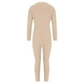 thumbnail image 5 of Tweang Thermal Sets for Women Women Long Johns Thermal Set Long Johns Womens Thermal Pajamas Ski Thermals for Women Thermals for Women Long Underwear Beige L-3XL, 5 of 6