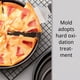 thumbnail image 5 of Bandeja Para Hornear Pizza Tratamiento De Película Dura Molde Para Pizza Molde Para Hornear Antiadherente Fácil De Limpiar Bandeja Para Hornear Pizza Diseño De Borde Rizado Para Cocina Panadería Monstrate HA025850-01, 5 of 7