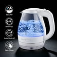 thumbnail image 5 of OVENTE Electric Kettle, 1.5L Borosilicate Glass Countertop Water Heater and Boiler for Coffee or Tea, BPA-Free, Auto Shut-Off, Boil-Dry Protection, Removable and Washable Spout Filter, White KG83W, 5 of 8