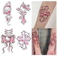 thumbnail image 4 of 10pcs Cute Hello Kitty Flower Arm Waterproof Long Lasting Tattoo Sticker Loveliness, 4 of 6