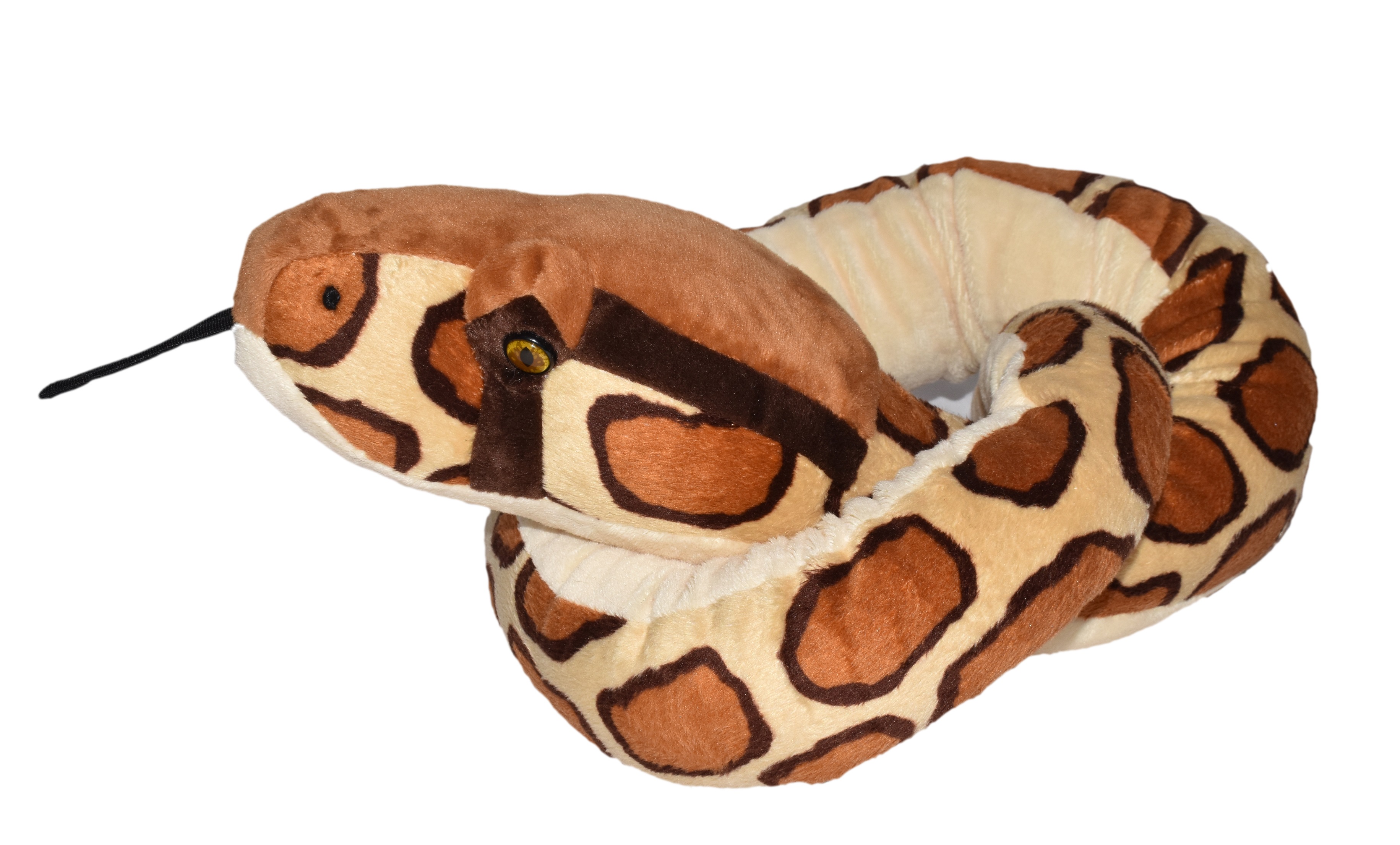 Wild Republic Snake Plush, Stuffed Animal, Plush Toy, Gifts for Kids, Burmese Python 54 Inches