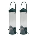 Wild Bird Feeder, 2 Set Plastic Bird Tube Feeder Easy To Fill Squirrels
