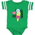 thumbnail image 3 of Inktastic I Love Ice Cream with Cute Ice Cream Cone Boys or Girls Baby Bodysuit, 3 of 5