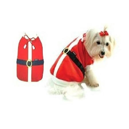 Dog Costume SUMMER SANTA Dress Dogs Chirstmas Holiday saint Nick(Size