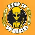 thumbnail image 6 of Wild Bobby Keep It Weird Alien Men Tee, 6 of 6