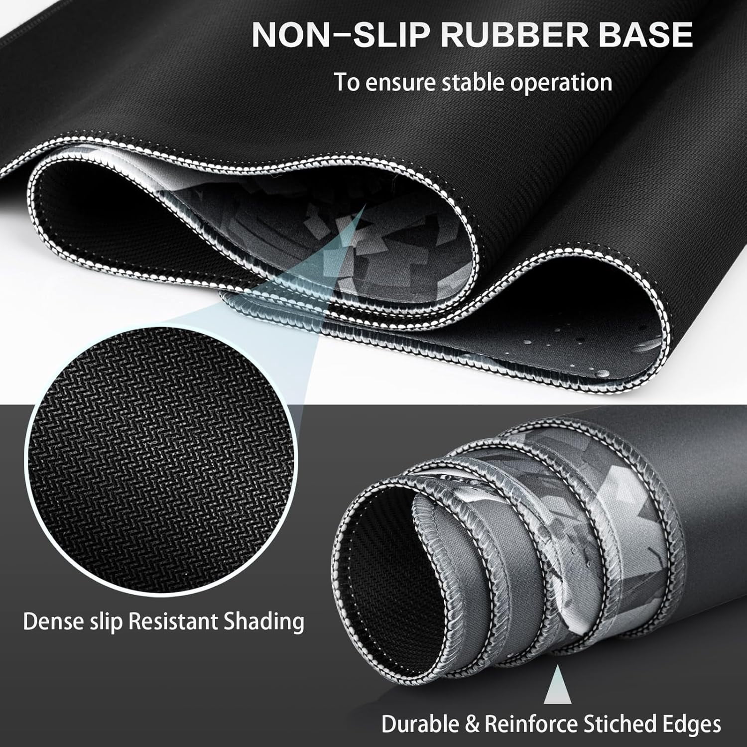 Gaming Mouse Pad, Large Extended Mouse Pad Big Computer Mousepad for Home Office Gaming Work 31.5x15.7inch