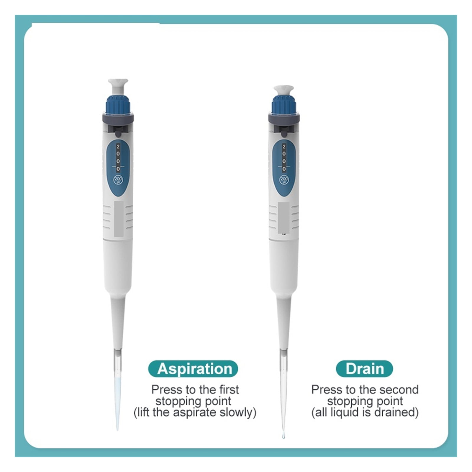 Laboratory Pipette,Digital Adjustable Micropipette Lab Equipment With Pipette Tips ,Precision & Accuracy