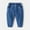 Blue, variant on Dpytoraw Soft Micro Elastic Feet Solid Color Denim Pants For Boys And Girls With Cotton Fall Kids Jeans For Kids Pants,18-24 Months