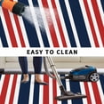 thumbnail image 5 of Navy Blue Red Striped Outdoor Rug for Patio/Deck/Porch, Non-Slip Large Area Rug 5 x 8 Ft, Modern Minimalist Ombre Lines Indoor Outdoor Rugs Washable Area Rugs, Reversible Camping Rug Carpet Runner, 5 of 8