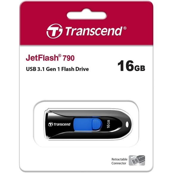 Transcend 16 Go JetFlash 790 Clé USB 3.0 TS16GJF790K