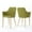 Green/Light Walnut, variant on GDF Studio Navagio Mid Century Modern Fabric Upholstered Dining Chairs, Set of 2, Green and Light Walnut