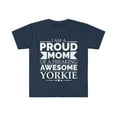 thumbnail image 1 of Proud mom of awesome yorkie Dog Mom Owner Mother's Day Unisex T-shirt S-3XL, 1 of 2