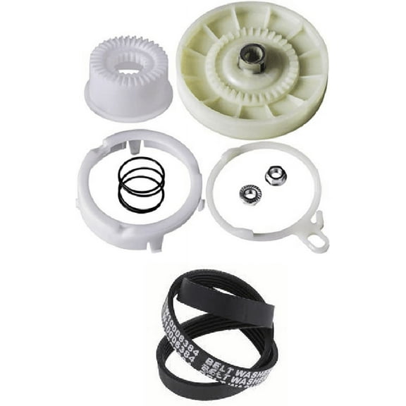 W10721967   W10006384 Washer Pulley Clutch Kit with Belt for Whirlpool