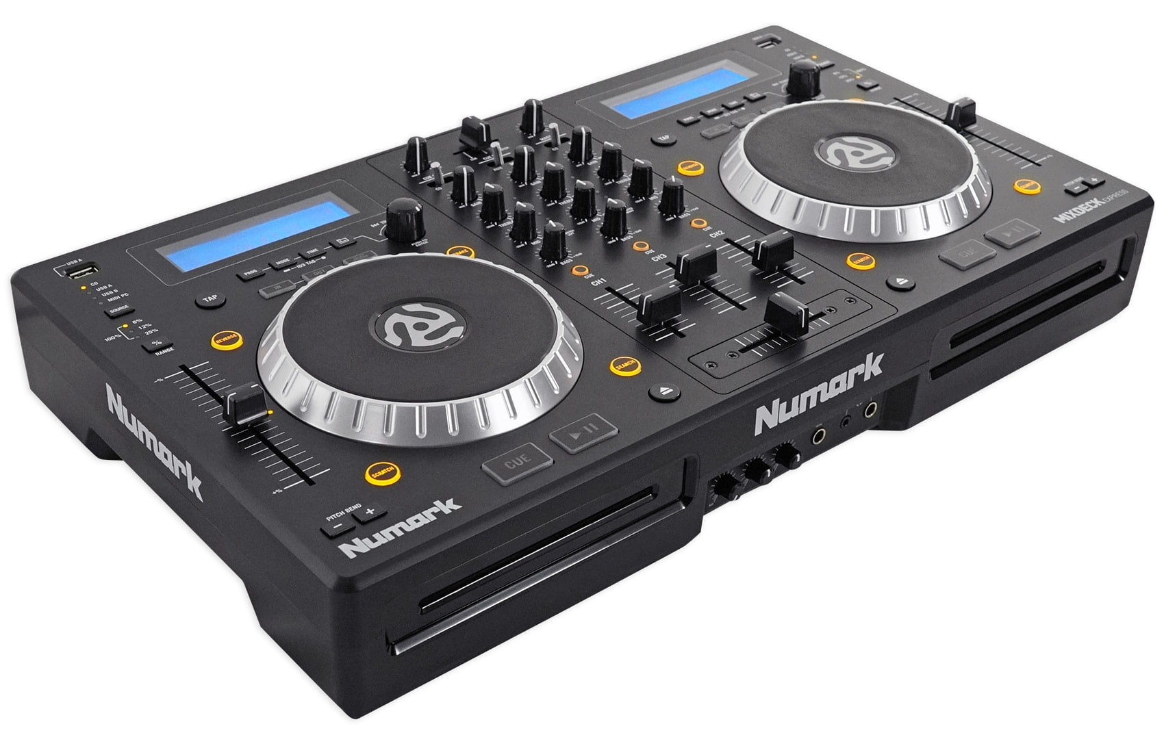 Numark Mixdeck Express DJ Mixer/Controller+(2) 12