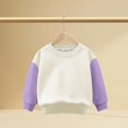 thumbnail image 6 of StSilkitty Boys Girls Long Sleeve Sweatshirts Color Block Crewneck Pullover Tops Fall Winter Warm Clothes Size 2-12, 6 of 9