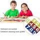 thumbnail image 3 of Kearding Paquete de 10 plantillas para pintar alfabeto y números de plástico, herramientas de pintura para niños, suministros de aprendizaje, Kits de experimentos de química, 3 of 5