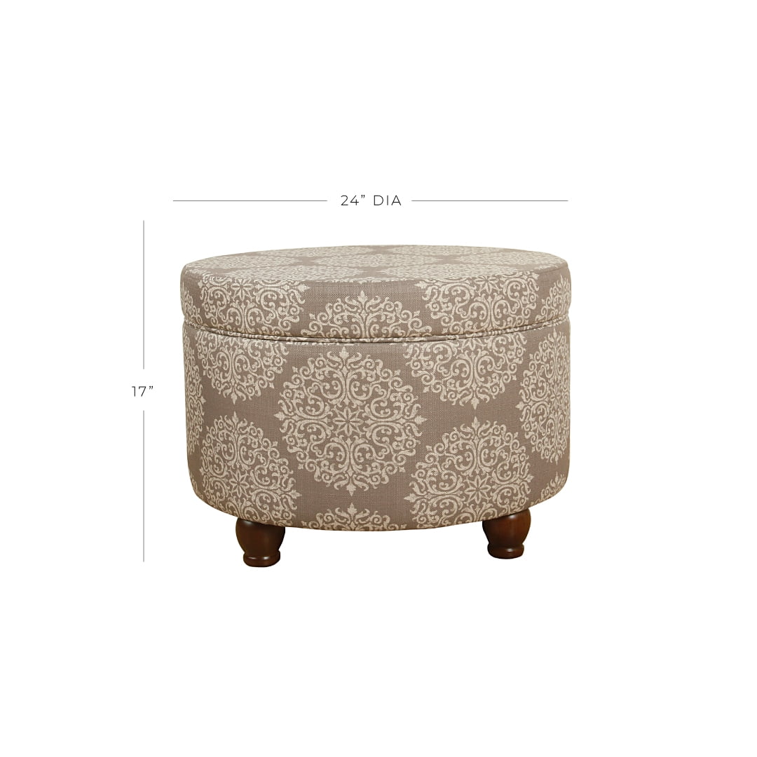 HomePop Storage Ottoman, Multiple Colors