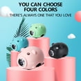 thumbnail image 3 of Kyusrd Summer Outdoor Patio Deals！USB Rechargeable Cute Pig Bicycle Light Riding Horn Front Tail Light, 3 of 4
