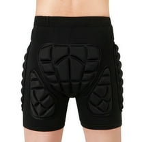 WRISTBIQUE Riding Protective Gear Hockey Pants Impact Resistance Padding Protection Black Cotton EVA 1Pack 60-68cm