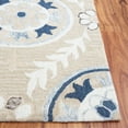 thumbnail image 3 of SAFAVIEH Jardin Willoughby Floral Area Rug, Beige/Ivory, 4' x 6', 3 of 7