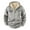 Gray, variant on OGLCCG Men's Sherpa Lined Hoodie Jacket Winter Warm Midweight Zip Up Hooded Sweatshirt Jackets with Pockets Casual Thick Fleece Coats,L,Khaki