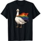 thumbnail image 1 of Pride Goose Rainbow - Camiseta con diseño de bandera gay del orgullo del desfile de Honk Ally, 1 of 2