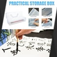 thumbnail image 6 of FELTECHELECTR Craft Storage Box Transparent Plastic 2Pcs 11.8X3.5X3.5in, 6 of 6