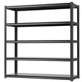 thumbnail image 4 of 48"W Garage Shelving Heavy Duty, 3030 lbs Storage Shelf, 5-Tier Adjustable Shelving Unit Metal Garage Storage Shelves for Basement, Commercial, Warehouse, Industrial, 72"H x 48"W x 24"D, 4 of 6