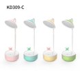 thumbnail image 1 of Small night touch alarm clock desk lamp cartoon cute fun desktop creative writing lamp reading bedside student dormitory lamp clock, 1 of 5