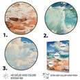 thumbnail image 3 of Designart "Simplicity Beach Landscape I" Nautical & Beach Floater Framed Canvas Print, 3 of 7