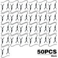 thumbnail image 2 of Stainless Steel Earring Hooks,50pcs Black Earrings Hooks with Pendant Clasp Hypoallergenic Ear Wire Ball Hooks Clasp Earring Hooks for Jewelry Earring Making…, 2 of 7